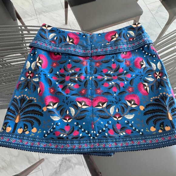 Farm Rio Palms Paradise Wrap Front Skirt Size 32 - Picture 6 of 8